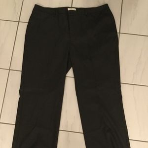 Coldwater Creek Whisper Flannel Trousers Charcoal